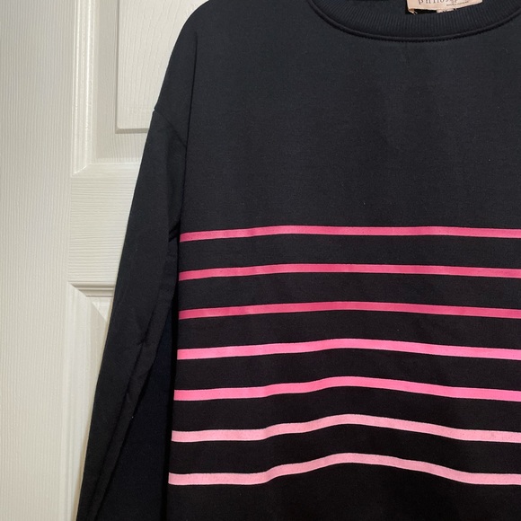 Philosophy gradient stripe sweatshirt - Picture 3 of 5